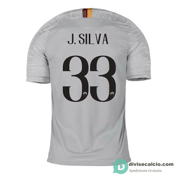 Maglia AS Roma Gara Away 33#J.SILVA 2018-2019