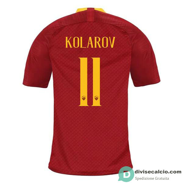 Maglia AS Roma Gara Home 11#KOLAROV 2018-2019