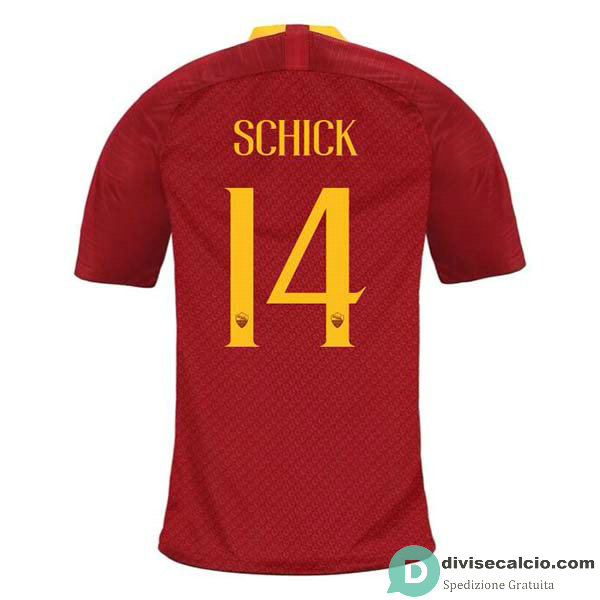 Maglia AS Roma Gara Home 14#SCHICK 2018-2019