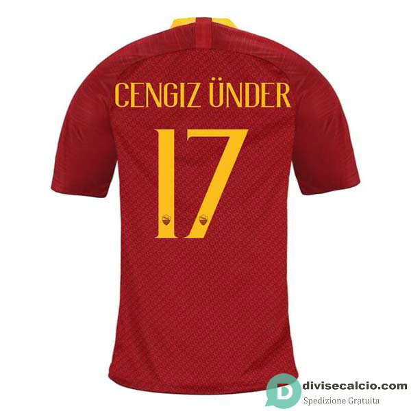 Maglia AS Roma Gara Home 17#CENGIZ UNDER 2018-2019