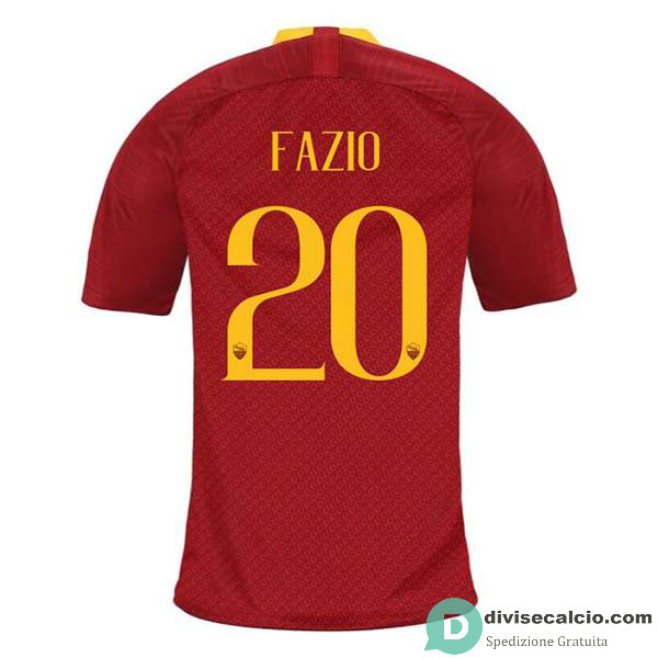 Maglia AS Roma Gara Home 20#FAZIO 2018-2019