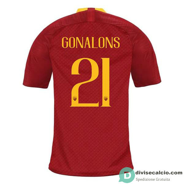 Maglia AS Roma Gara Home 21#GONALONS 2018-2019