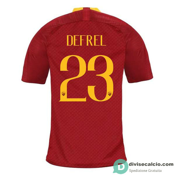 Maglia AS Roma Gara Home 23#DEFREL 2018-2019
