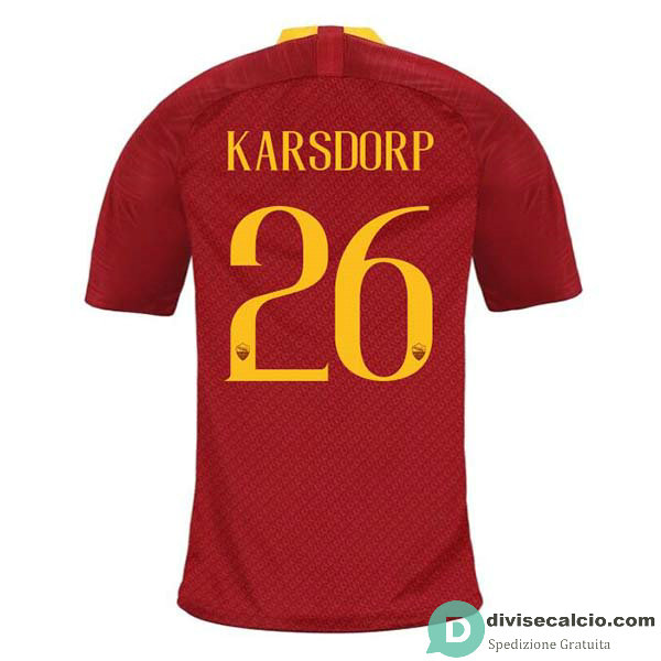 Maglia AS Roma Gara Home 26#KARSDORP 2018-2019