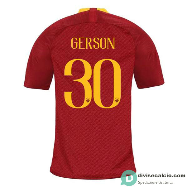 Maglia AS Roma Gara Home 30#GERSON 2018-2019