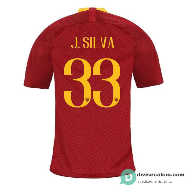 Maglia AS Roma Gara Home 33#J.SILVA 2018-2019
