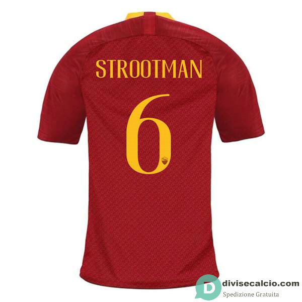 Maglia AS Roma Gara Home 6#STROOTMAN 2018-2019