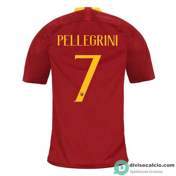 Maglia AS Roma Gara Home 7#PELLEGRINI 2018-2019