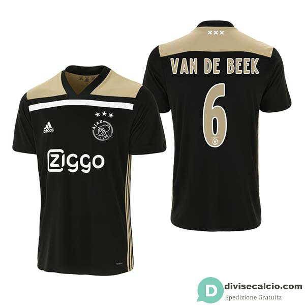 Maglia Ajax Gara Away 6#VAN DE BEEK 2018-2019