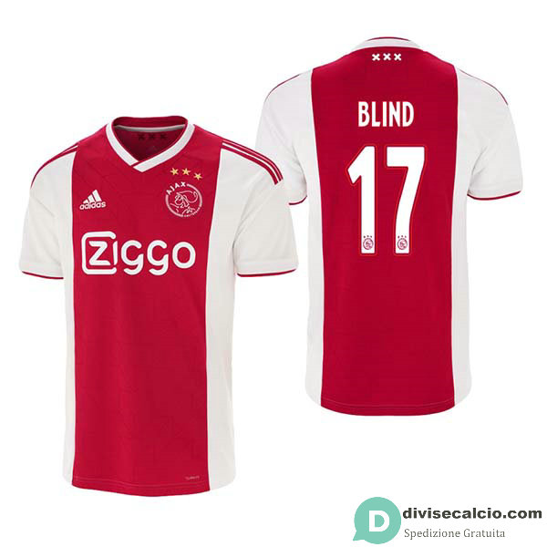 Maglia Ajax Gara Home 17#BLIND 2018-2019