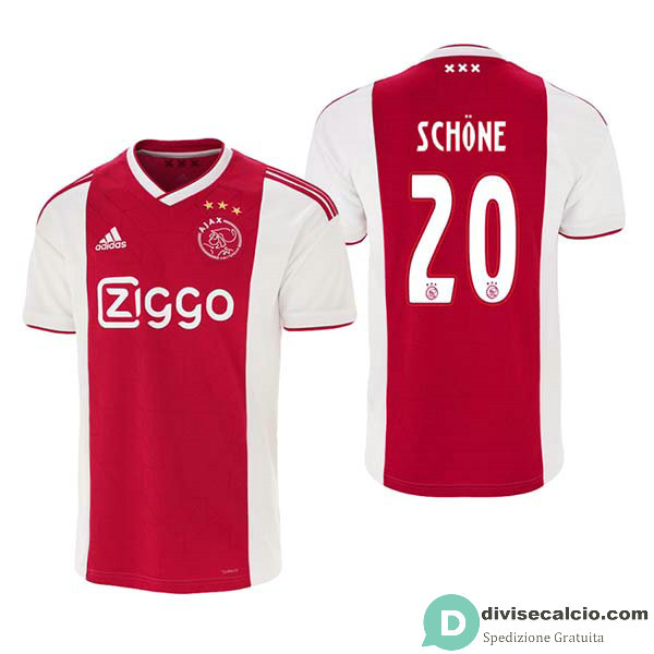 Maglia Ajax Gara Home 20#SCHONE 2018-2019