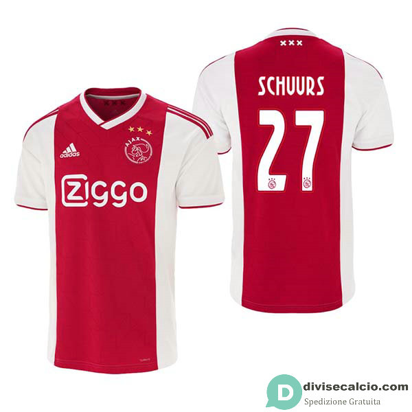 Maglia Ajax Gara Home 27#SCHUURS 2018-2019