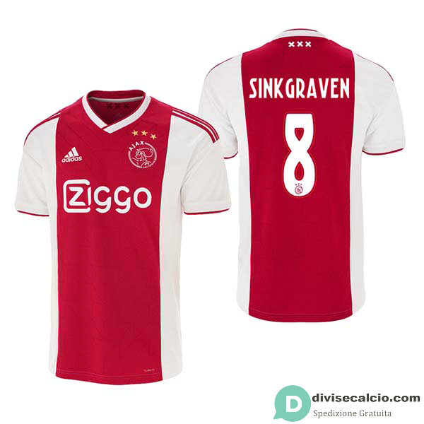 Maglia Ajax Gara Home 8#SINKGRAVEN 2018-2019