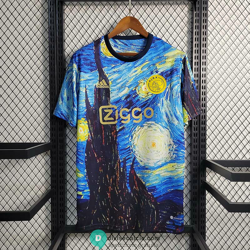 Maglia Ajax x Van Gogh Blue 2023/2024