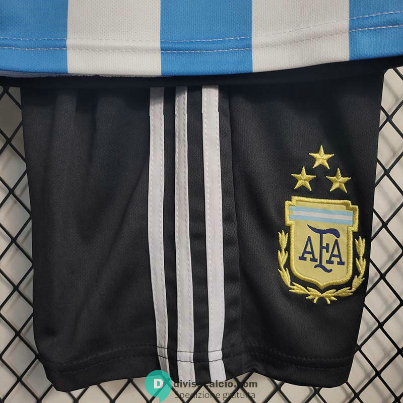 Maglia Argentina Bambino 3 Star Gara Home 2022/2023