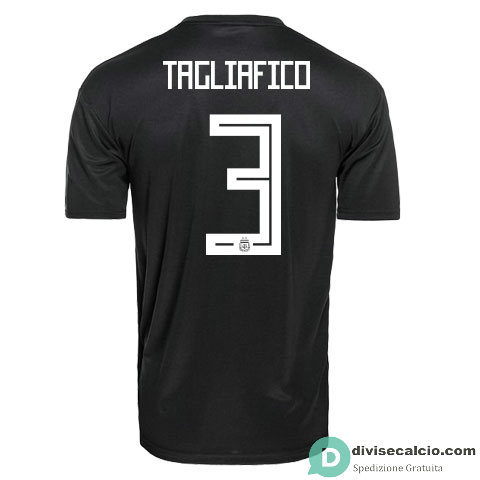 Maglia Argentina Gara Away 3#TAGLIAFICO 2018