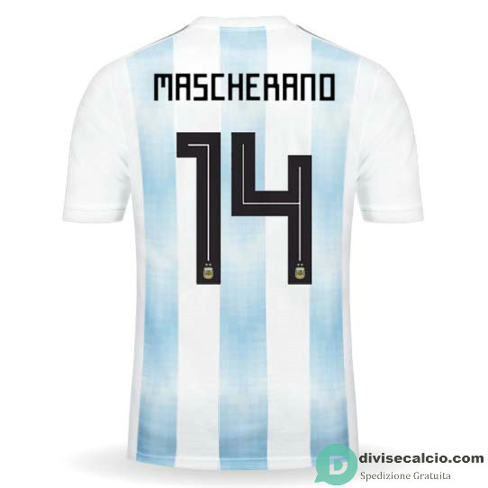 Maglia Argentina Gara Home 14#MASCHERANO 2018