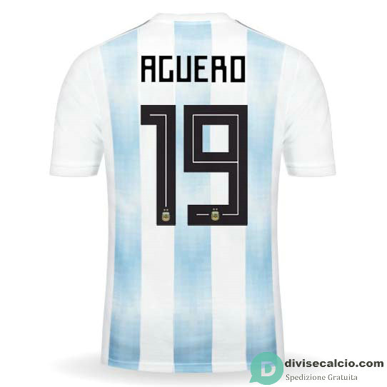 Maglia Argentina Gara Home 19#AGUERO 2018