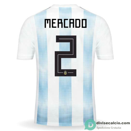 Maglia Argentina Gara Home 2#MERCADO 2018