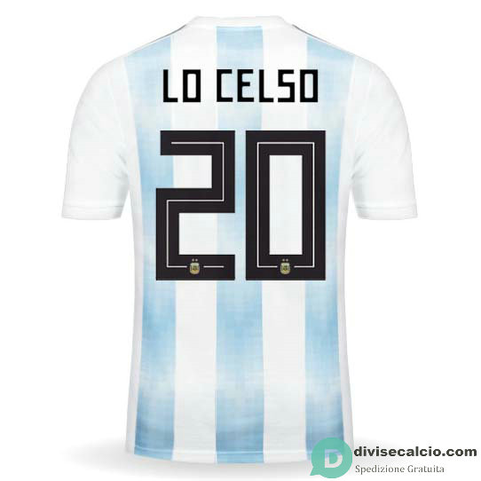 Maglia Argentina Gara Home 20#LO CELSO 2018