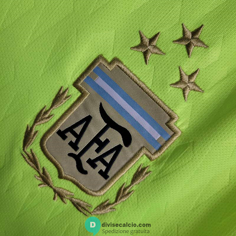 Maglia Argentina Portiere Green 2022/2023