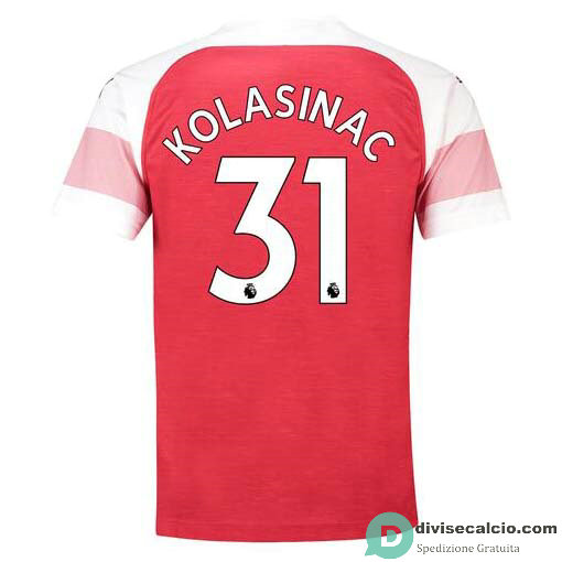 Maglia Arsenal Gara Home 31#KOLASINAC 2018-2019