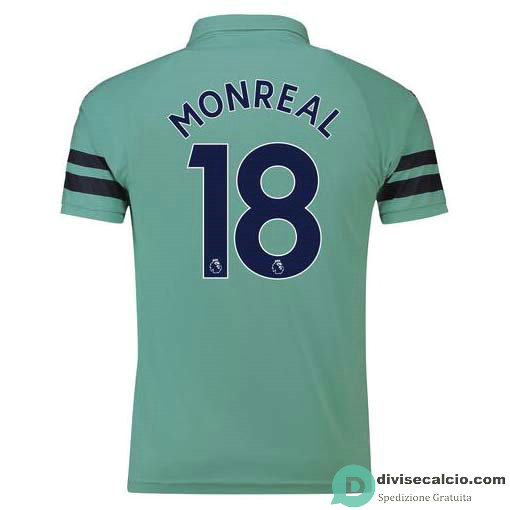 Maglia Arsenal Gara Third 18#MONREAL 2018-2019