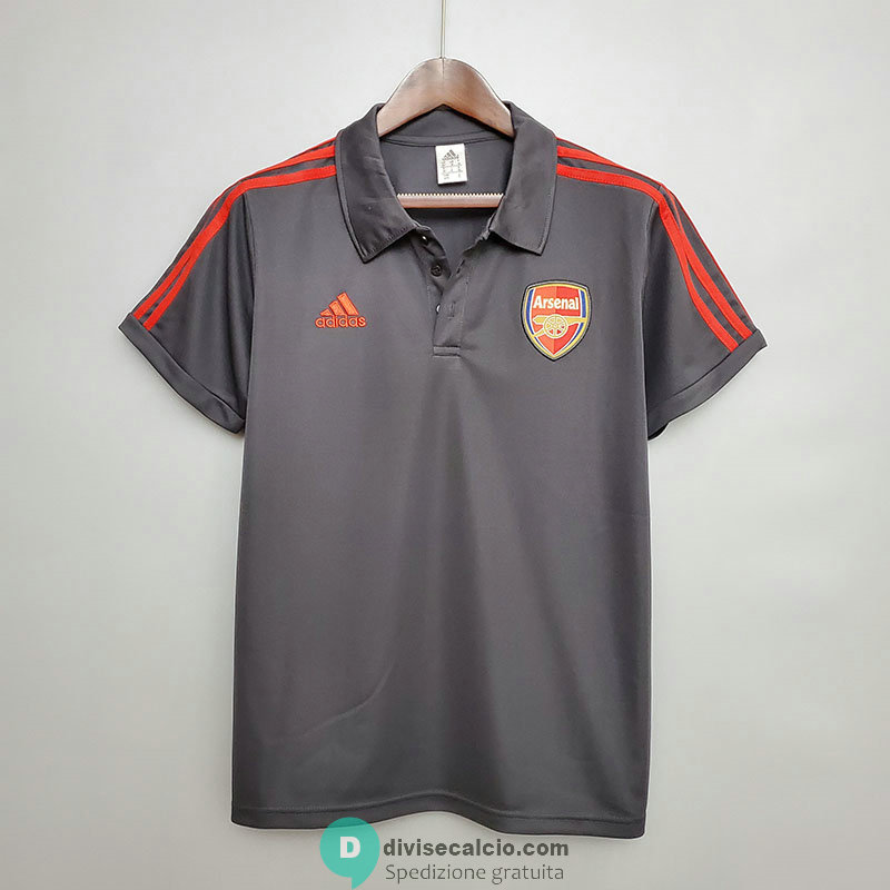 Maglia Arsenal Polo Gray 2020/2021