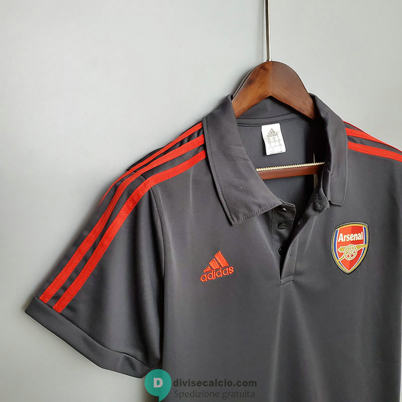 Maglia Arsenal Polo Gray 2020/2021