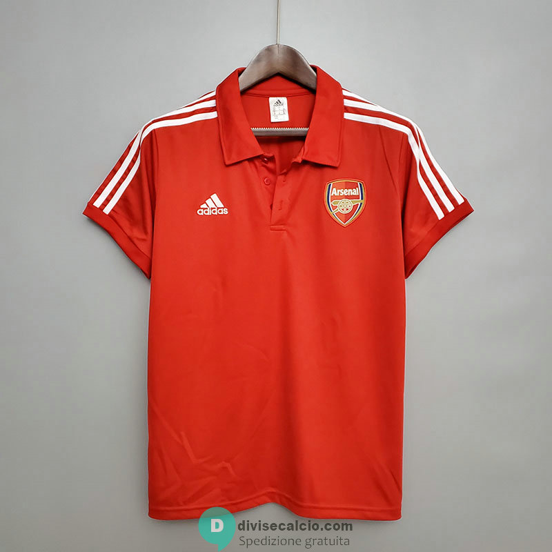 Maglia Arsenal Polo Red 2020/2021