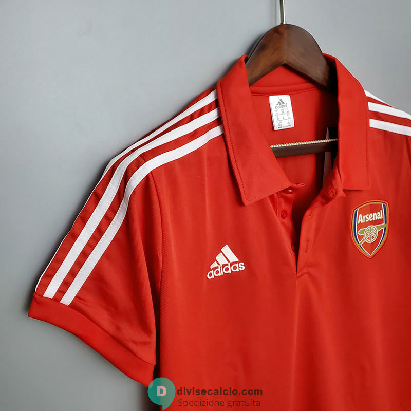 Maglia Arsenal Polo Red 2020/2021