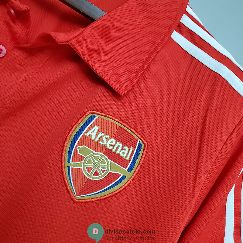 Maglia Arsenal Polo Red 2020/2021