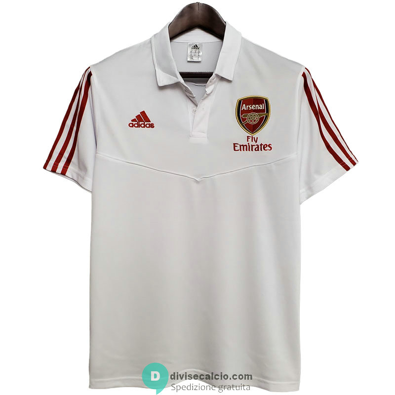 Maglia Arsenal Polo White 2020/2021