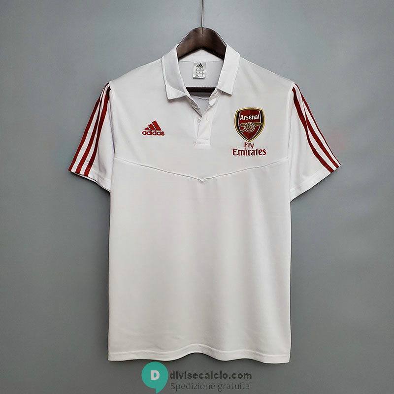 Maglia Arsenal Polo White 2020/2021