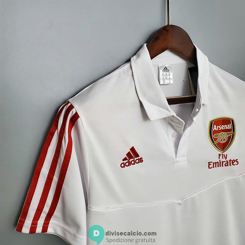 Maglia Arsenal Polo White 2020/2021