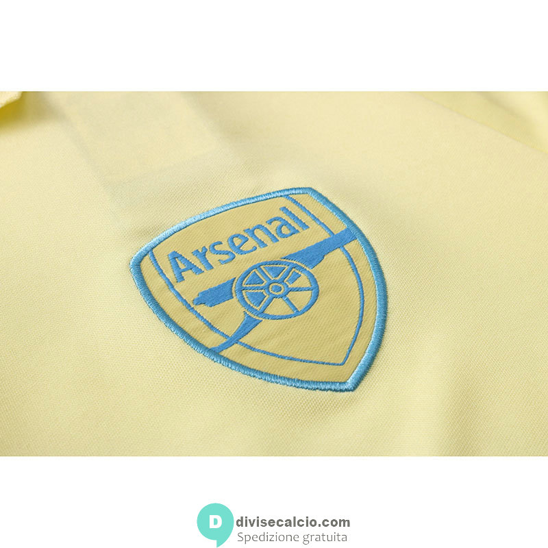 Maglia Arsenal Polo Yellow 2020/2021