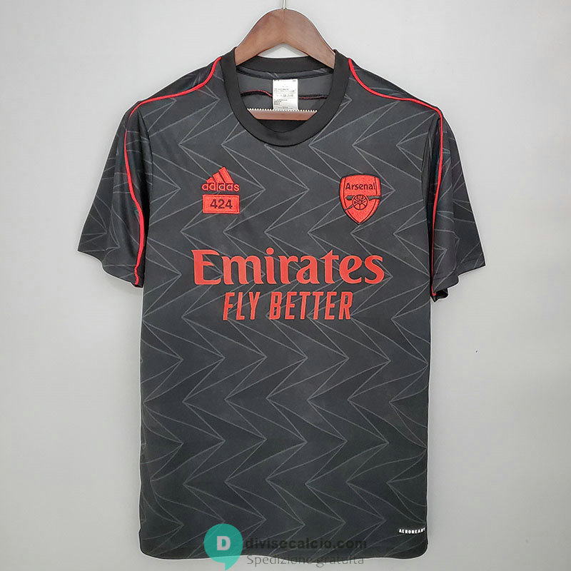 Maglia Arsenal Training Adidas x 424 Black 2021/2022