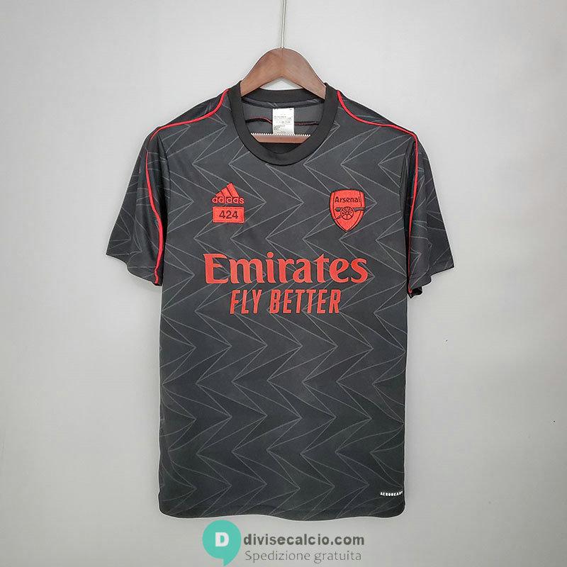 Maglia Arsenal Training Adidas x 424 Black 2021/2022