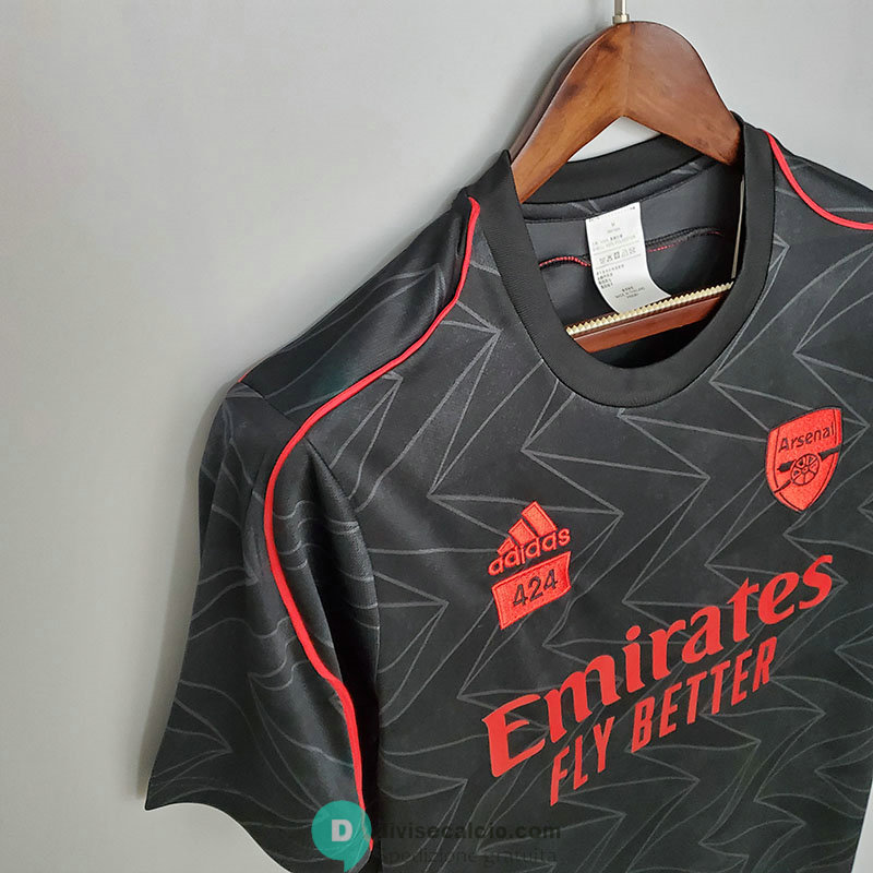 Maglia Arsenal Training Adidas x 424 Black 2021/2022