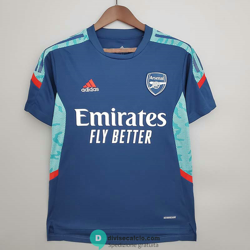 Maglia Arsenal Training Blue IV 2021/2022