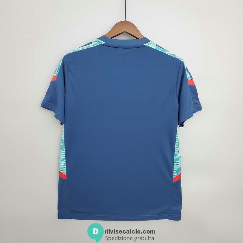 Maglia Arsenal Training Blue IV 2021/2022