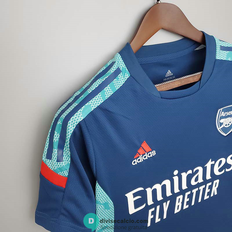 Maglia Arsenal Training Blue IV 2021/2022