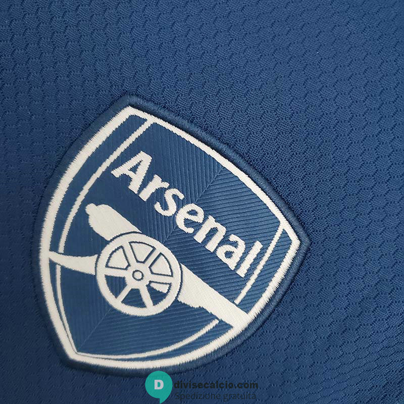 Maglia Arsenal Training Blue IV 2021/2022