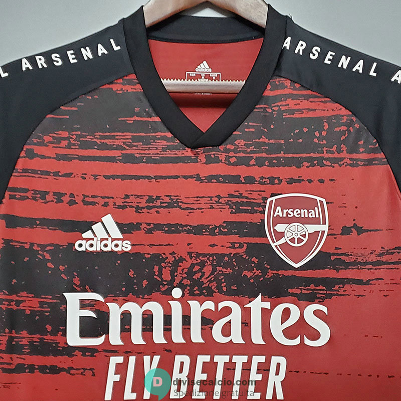 Maglia Arsenal Training Red 2020/2021