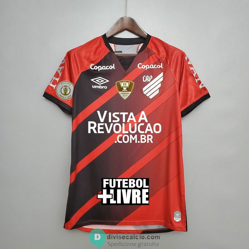 Maglia Athletico Paranaense Gara Home 2020/2021 All Sponsors