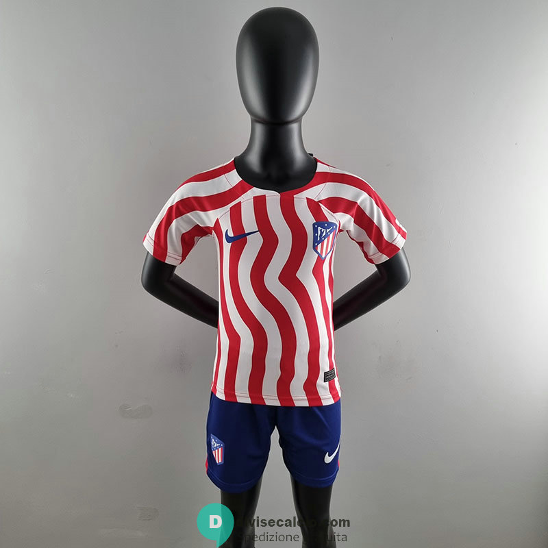 Maglia Atletico De Madrid Bambino Gara Home 2022/2023