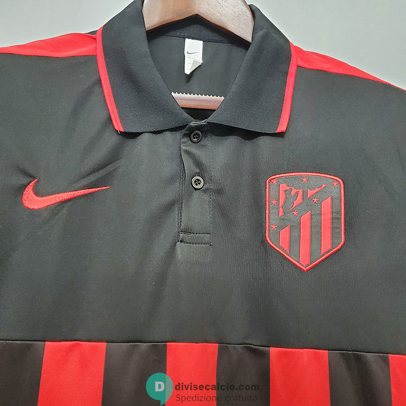 Maglia Atletico De Madrid Polo Black 2020/2021