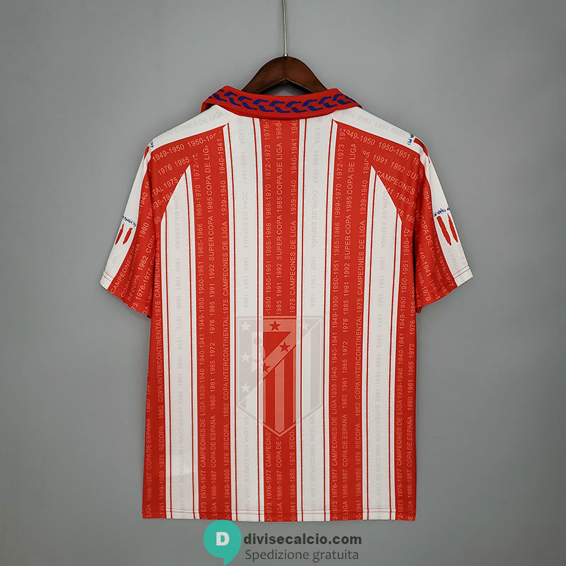 Maglia Atletico De Madrid Retro Gara Home 1995/1996