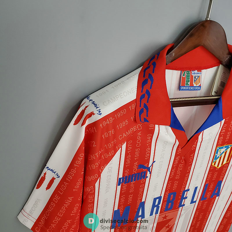 Maglia Atletico De Madrid Retro Gara Home 1995/1996