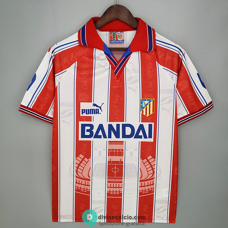 Maglia Atletico De Madrid Retro Gara Home 1996/1997